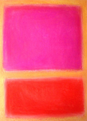 Rothko - Pink, Gold, Red